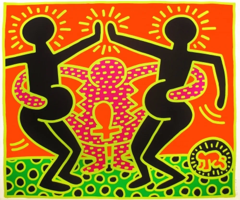 Zeefdruk Haring - Fertility (4)