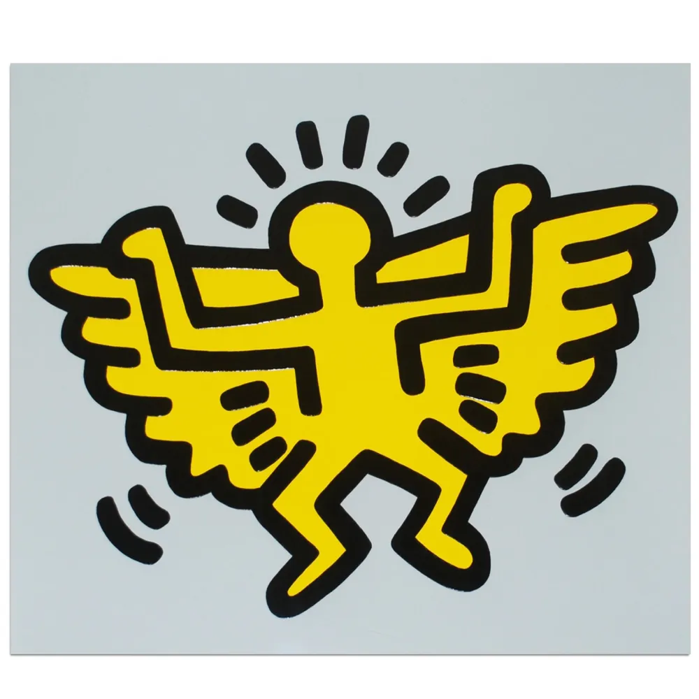 Zeefdruk Haring - Icons: Angel