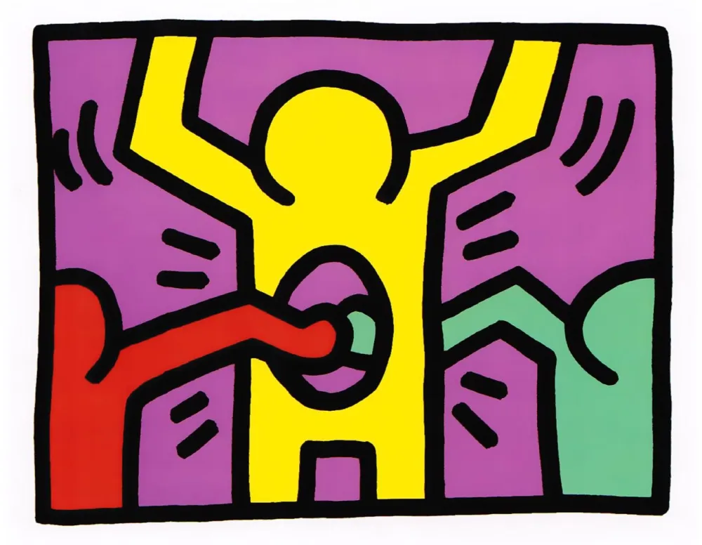 Zeefdruk Haring - Pop Shop I (C)