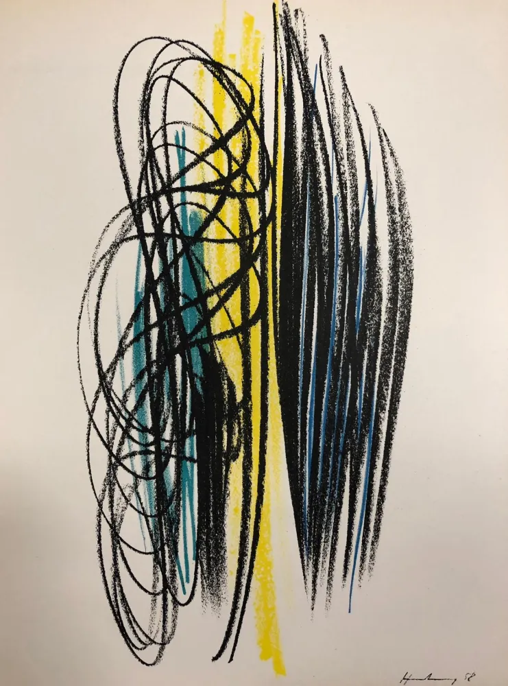 Lithografie Hartung - Composition,