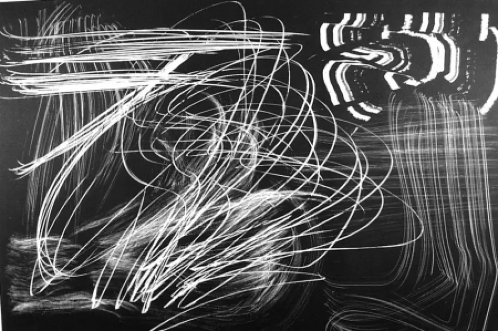 Lithografie Hartung - Composition