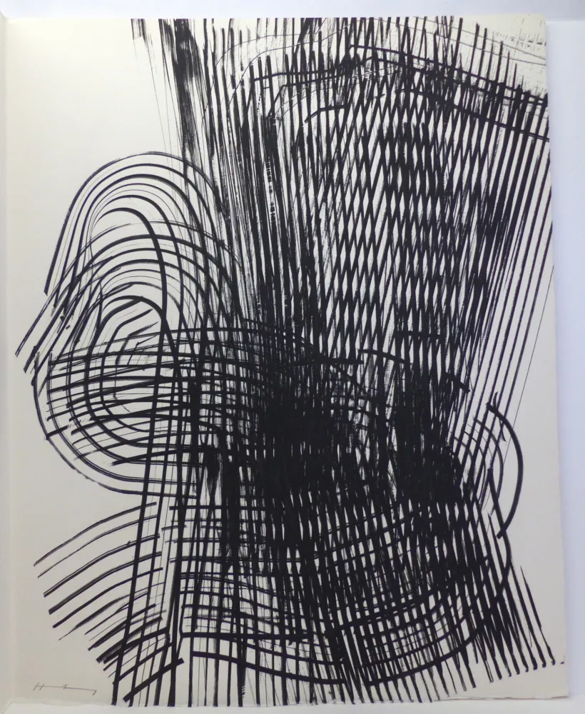 Ets Hartung - Eau-forte sur vélin d'Arches. 1973. Signée