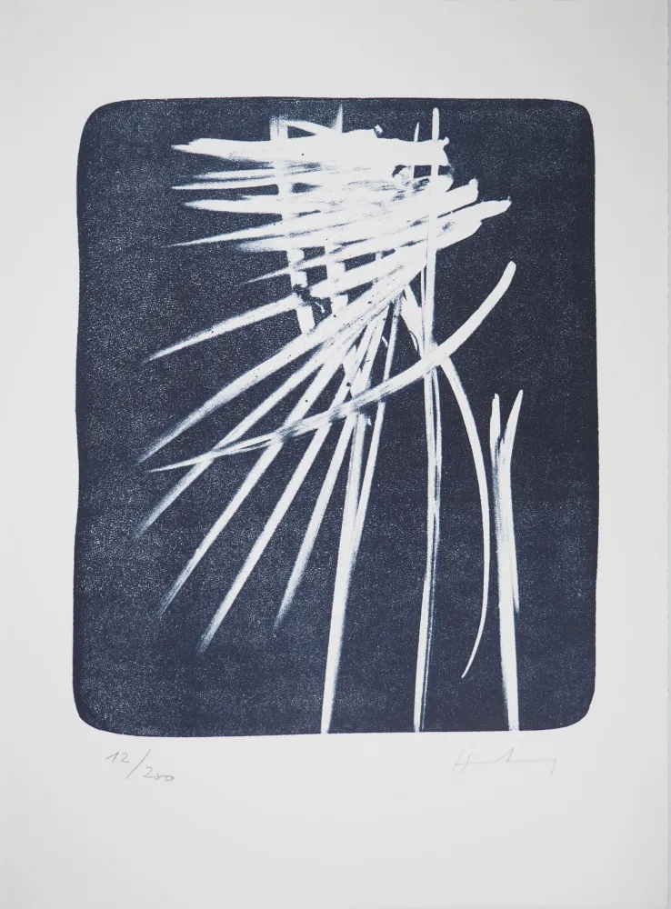 Lithografie Hartung - Eclair dans le cie