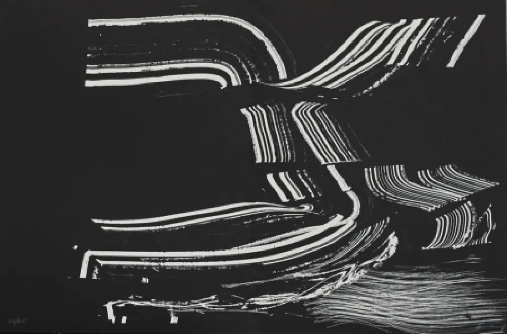 Lithografie Hartung - Farandole XIV