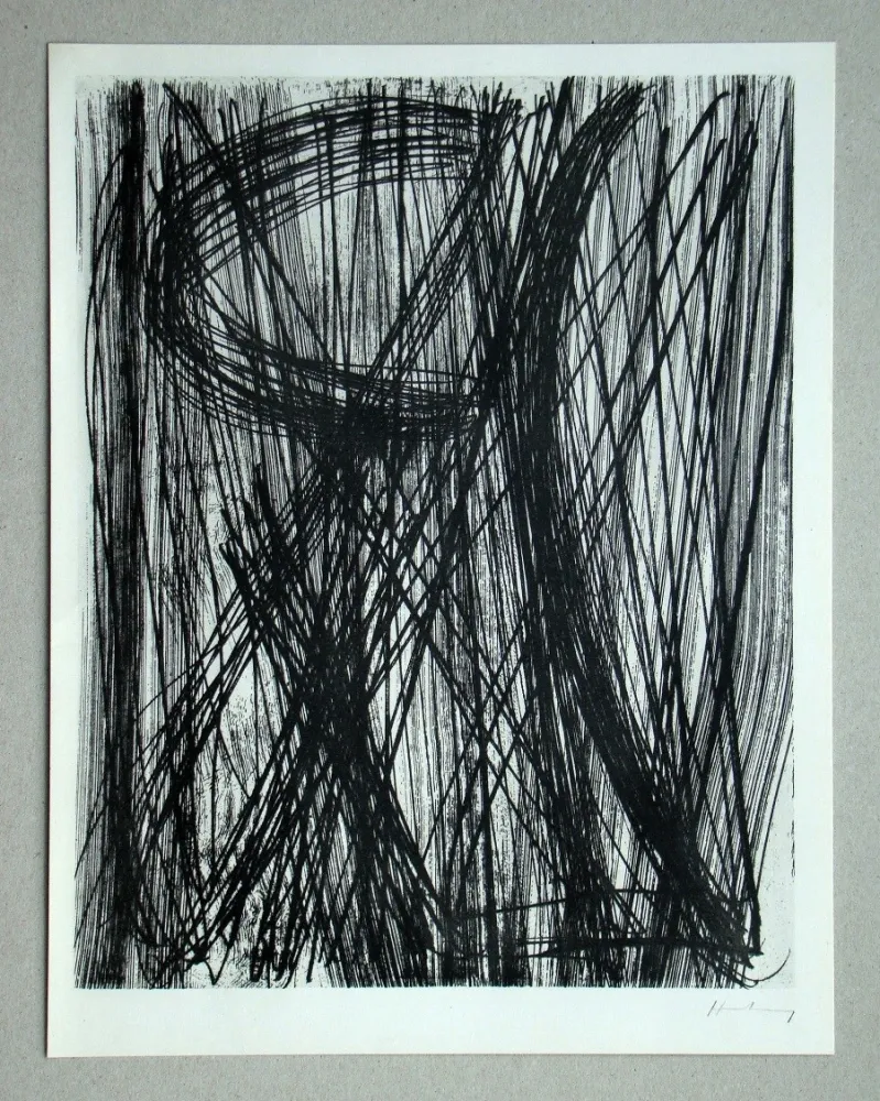 Zeefdruk Hartung - G 17 - 1953