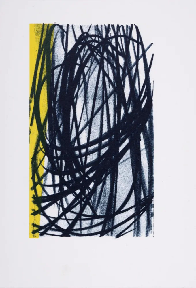 Lithografie Hartung - Gedanken (#1), 1987-88