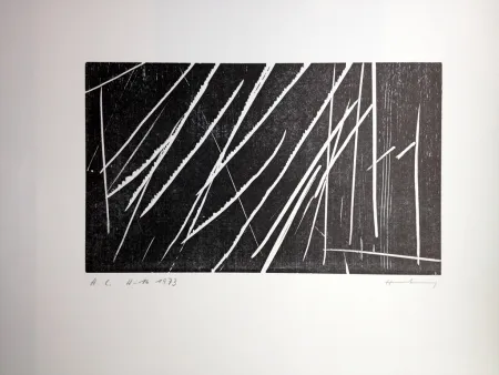 Houtsnede Hartung - H 16