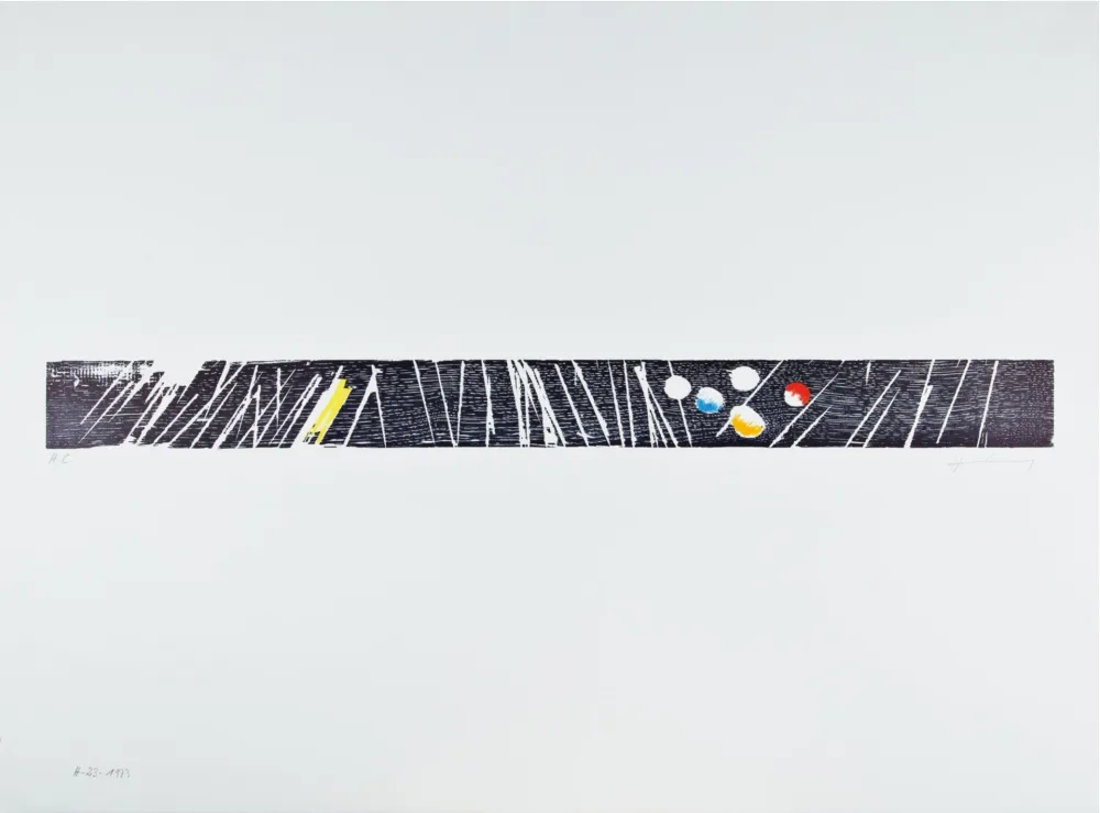 Houtsnede Hartung - H 1973-23 