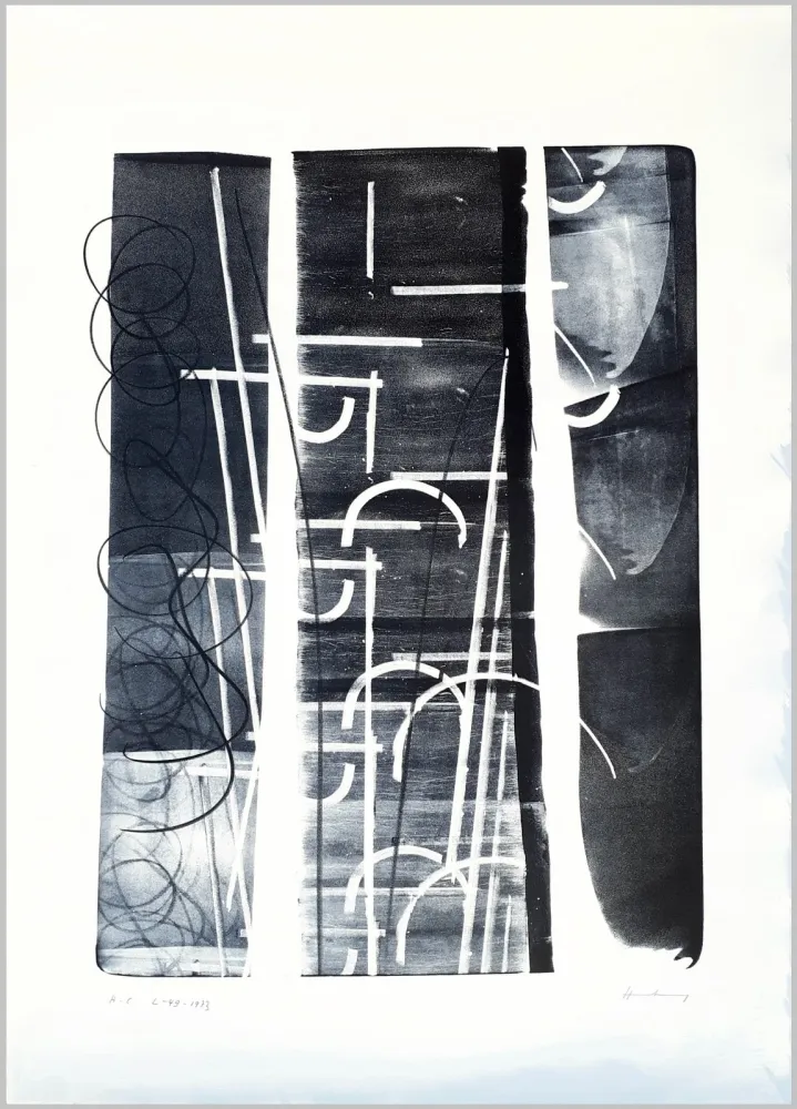 Lithografie Hartung - L-49-1973