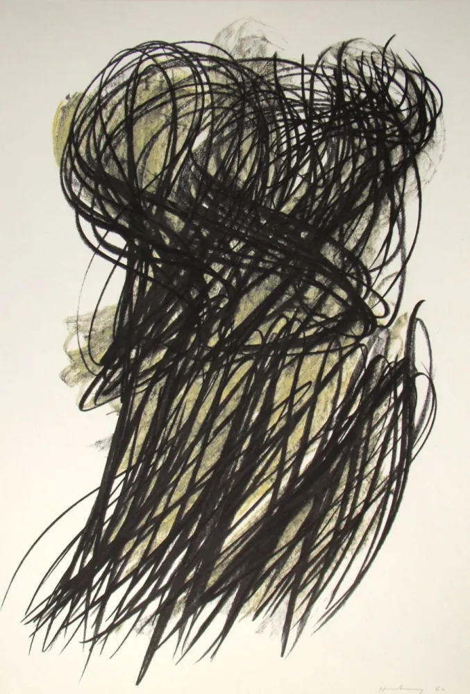 Lithografie Hartung - Pastel P. 1960-166