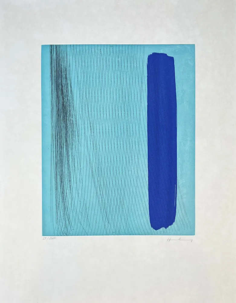 Ets En Aquatint Hartung - Requiem pour la fin des temps