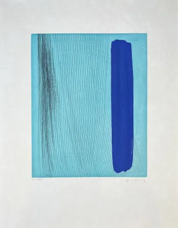 Ets En Aquatint Hartung - Requiem pour la fin des temps