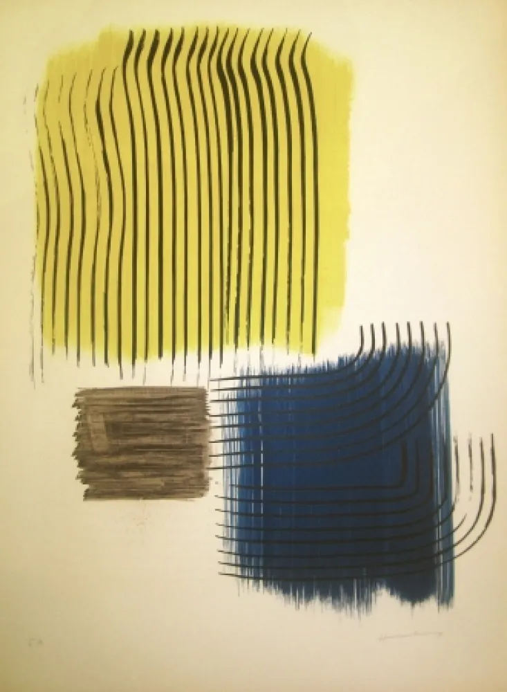 Lithografie Hartung - Untitled