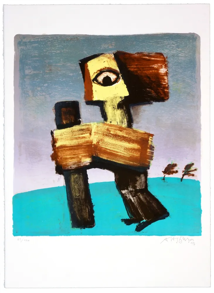 Lithografie Haugen Sørensen - Sans titre