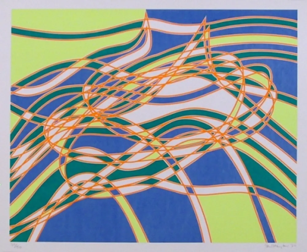 Zeefdruk Hayter - #3 from the Aquarius Suite