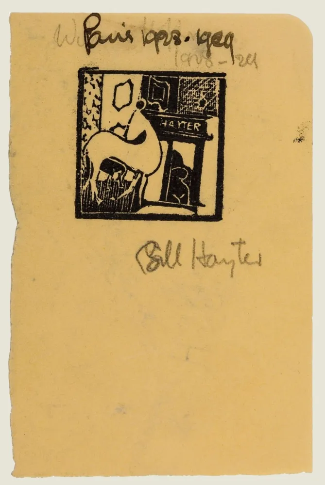 Houtsnede Hayter - Untitled (Horse and Nude)