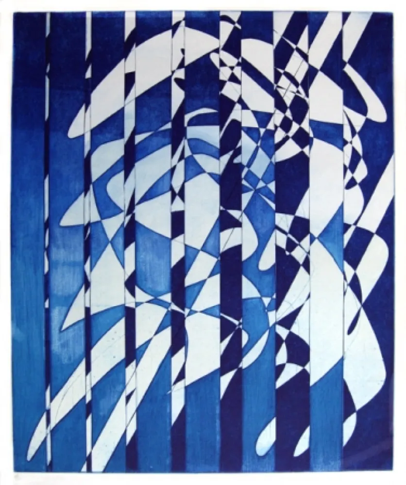 Ets En Aquatint Hayter - Voiles