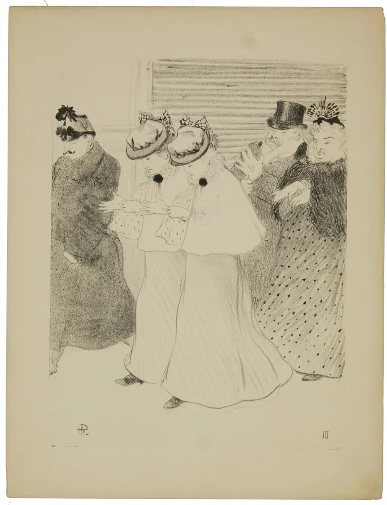 Lithografie Hermann-Paul - 3. Gens comme il faut 