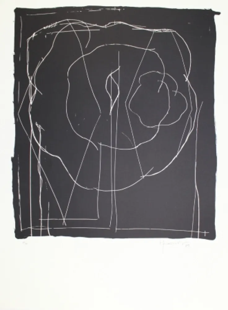 Lithografie Hernandez Pijuan - A.L. Barcelona-IV