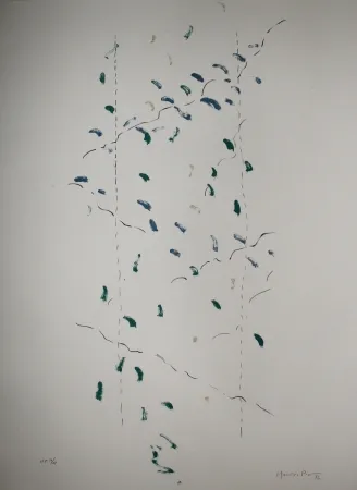 Lithografie Hernandez Pijuan - A.L. Osaka (avant-la-lettre Osaka)