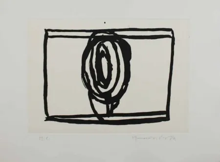 Aquatint Hernandez Pijuan - Arbres 2