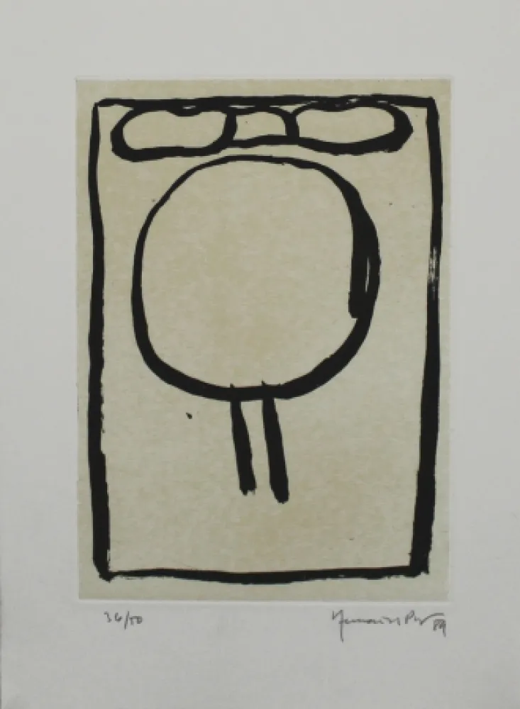 Aquatint Hernandez Pijuan - Arbres 4