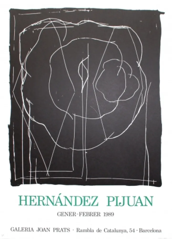 Lithografie Hernandez Pijuan - Barcelona-IV