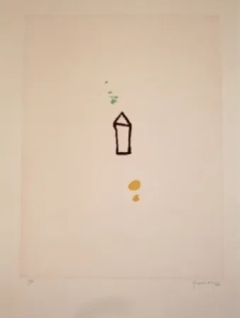 Ets En Aquatint Hernandez Pijuan - Casa amb jardi 1