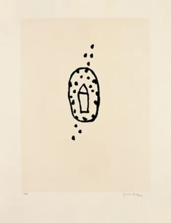 Aquatint Hernandez Pijuan - Casa amb jardí 2