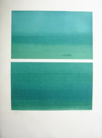 Gravure Hernandez Pijuan - Doble paisatge