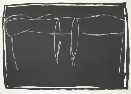 Lithografie Hernandez Pijuan - Paisatge 4 / Landscape 4