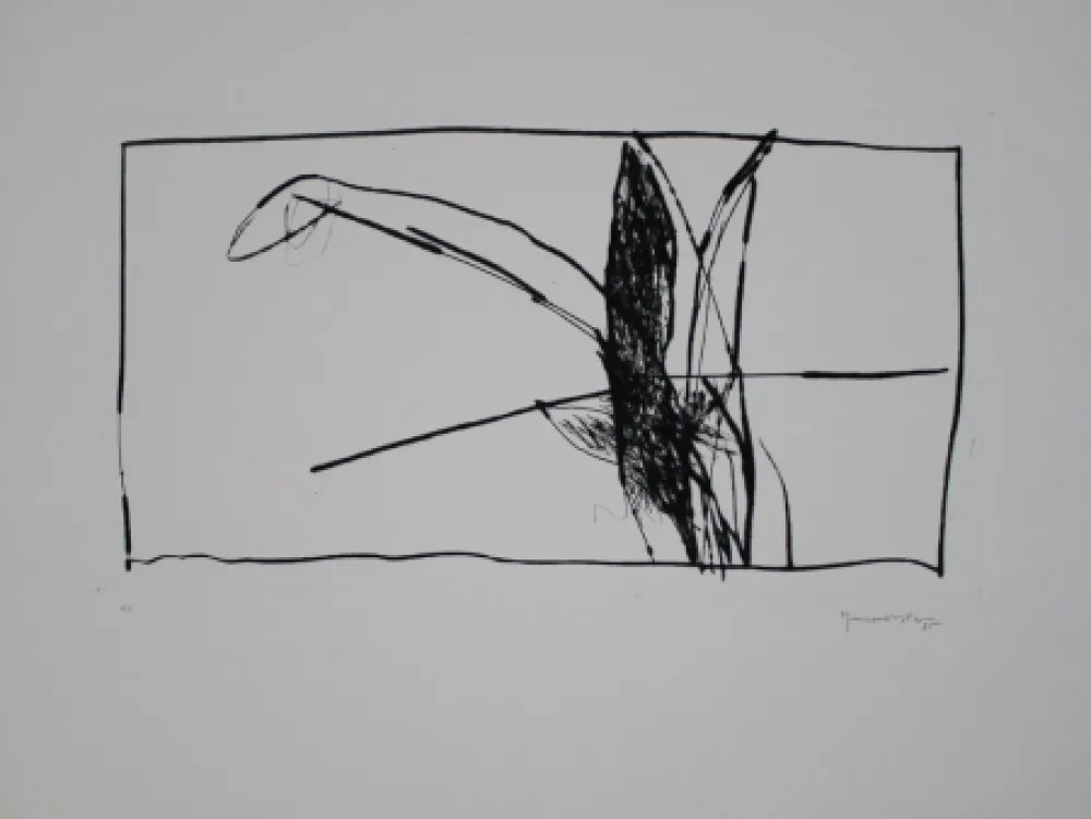 Droge Naald Hernandez Pijuan - Paisatge amb xiprers V / Landscape with Cypresses V