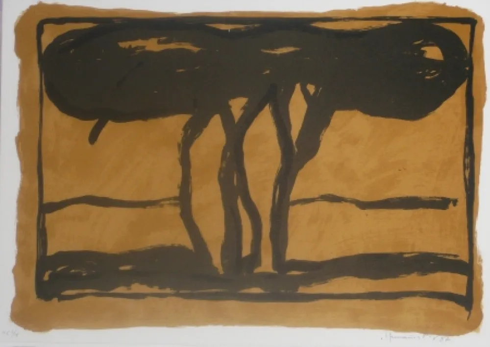 Lithografie Hernandez Pijuan - Sans titre 12