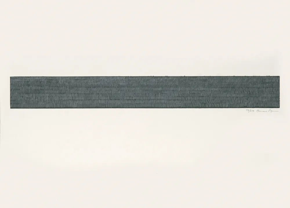 Zeefdruk Hernandez Pijuan - Sin título