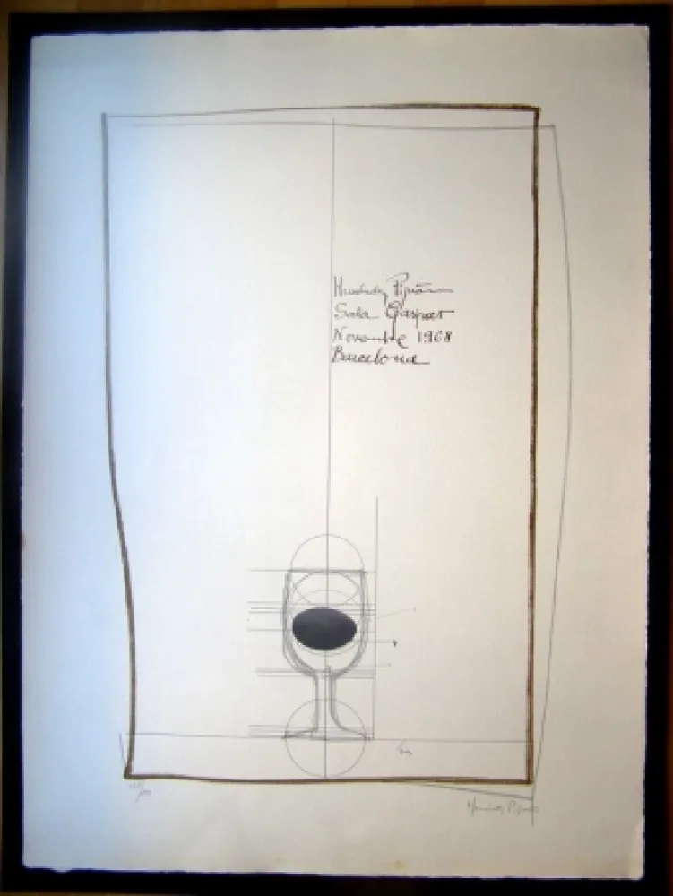 Lithografie Hernandez Pijuan - S/T