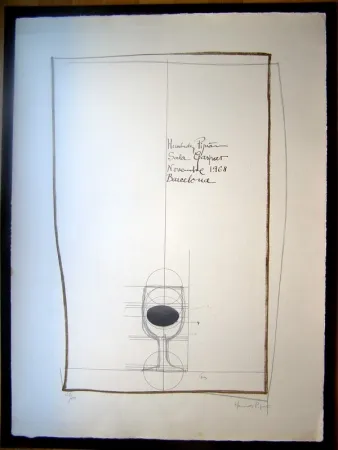 Lithografie Hernandez Pijuan - S/T