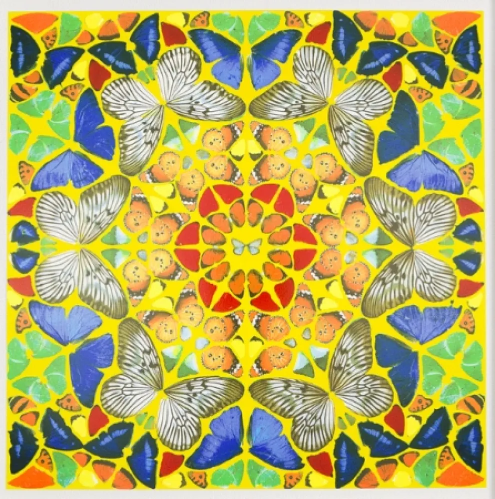 Zeefdruk Hirst - Psalm: Beatus qui intelligit (non-glitter)