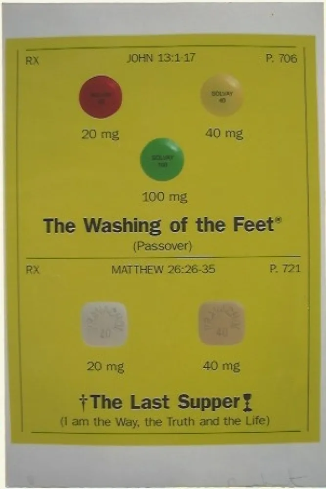 Zeefdruk Hirst - The Stations of the Cross