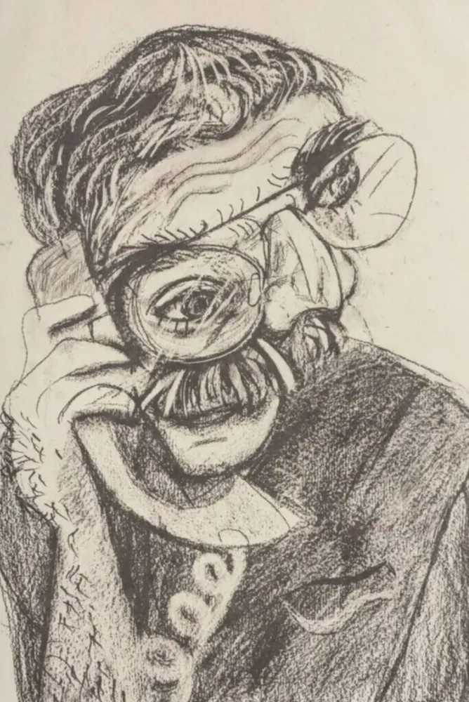 Lithografie Hockney - An Image of Ken