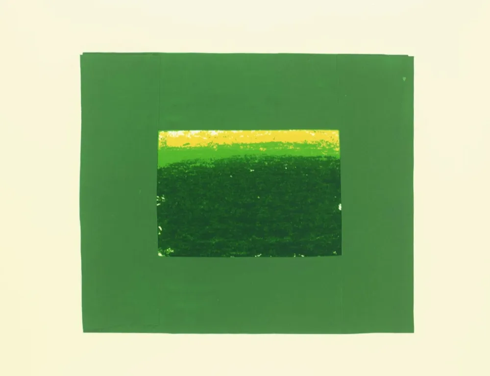 Zeefdruk Hodgkin - Indian Views - Plate K