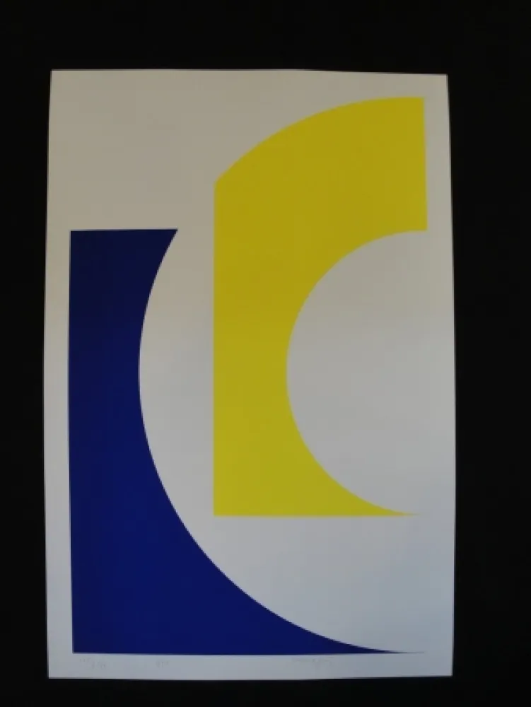 Zeefdruk Honegger - Untitled