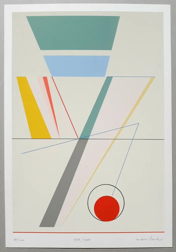 Zeefdruk Huber - Composition WK