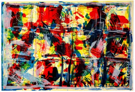 Lithografie Huftier - Le mystère et le risque