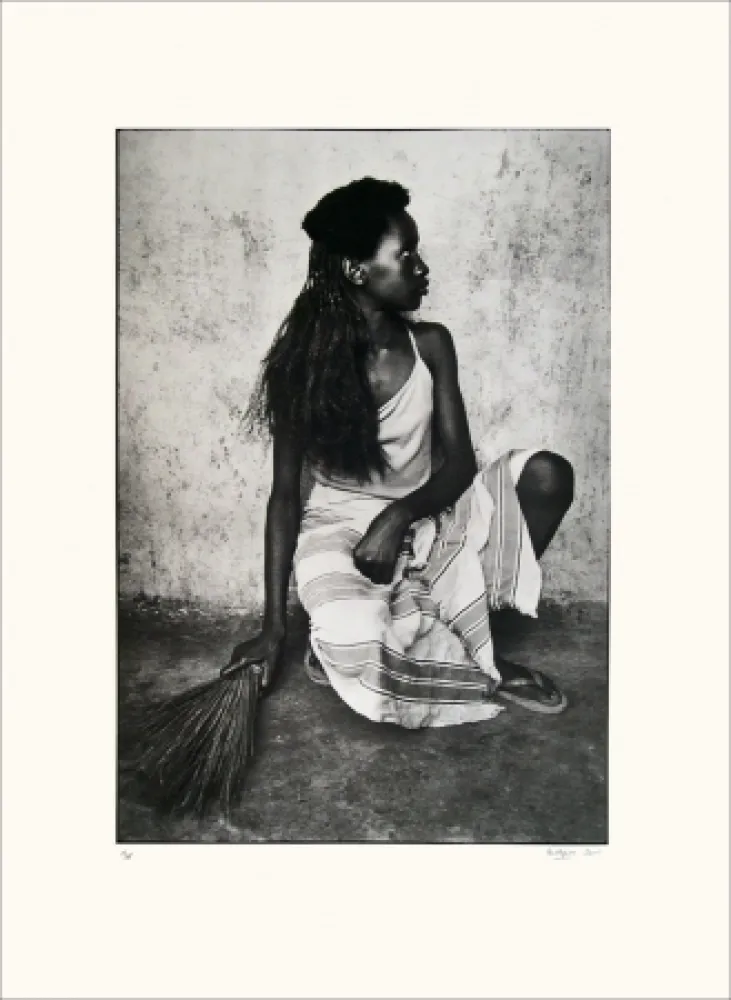 Lithografie Huguier - Jeune fille