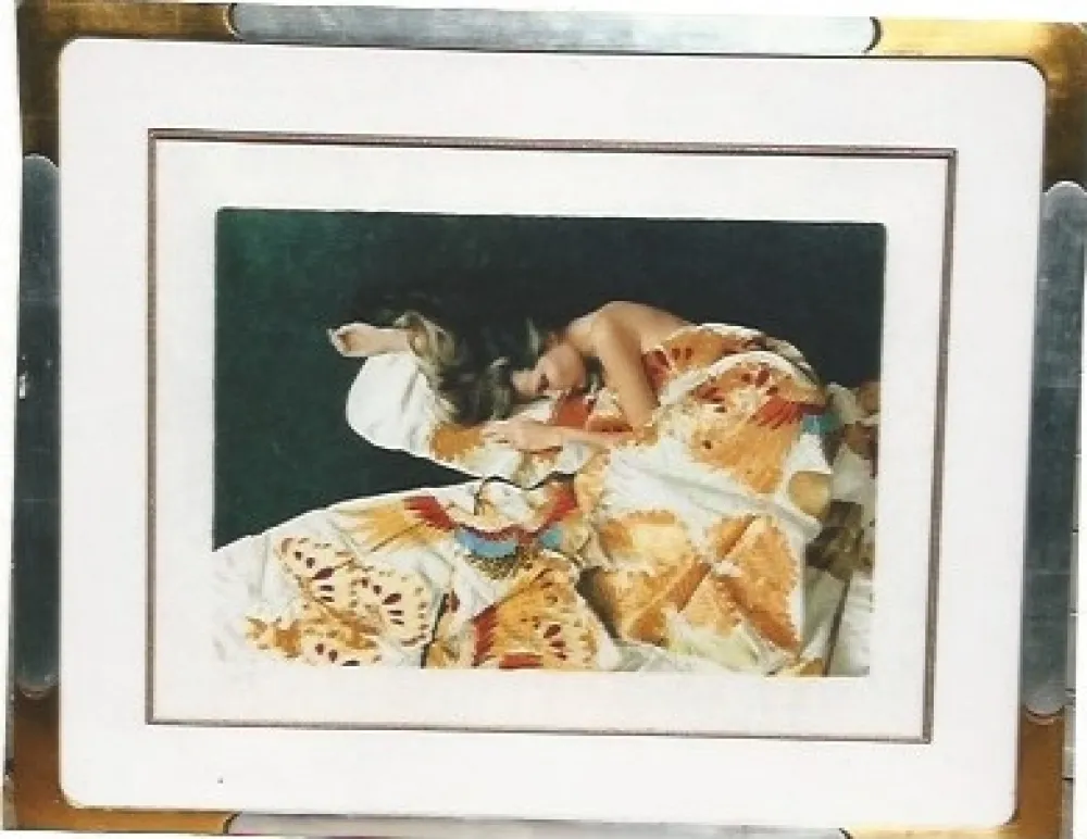 Zeefdruk Hundertwasser - Die funfte Augenwaage