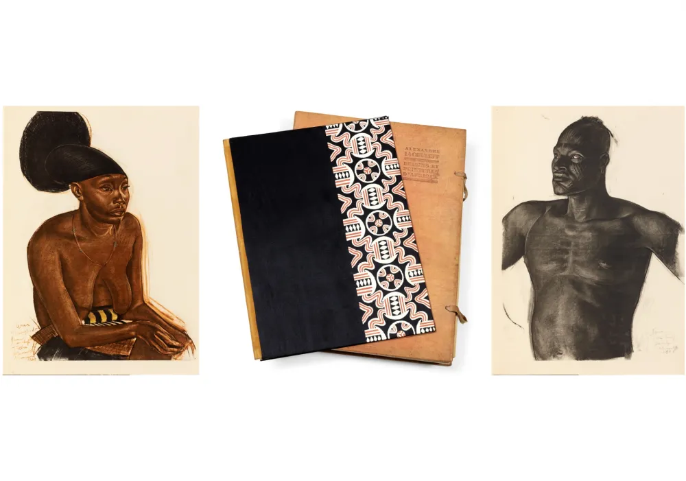 Geïllustreerd Boek Iacovleff  - DESSINS ET PEINTURES D'AFRIQUE. Exécutés au cours de l'Expédition Citroën Centre Afrique (1927).