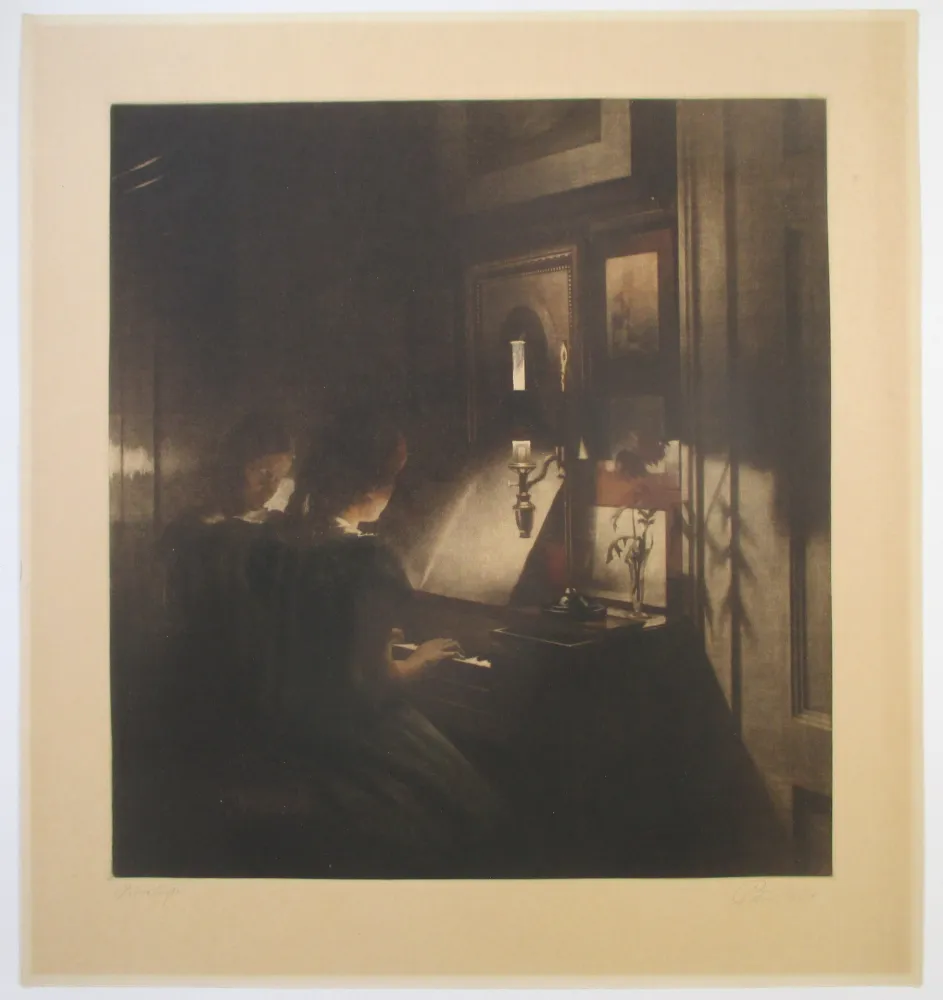 Gravure Ilsted - Aftenbillede