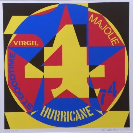 Zeefdruk Indiana - Decade Autoportrait