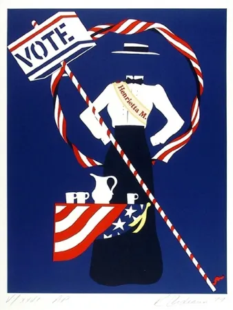 Lithografie Indiana - Henrietta M.