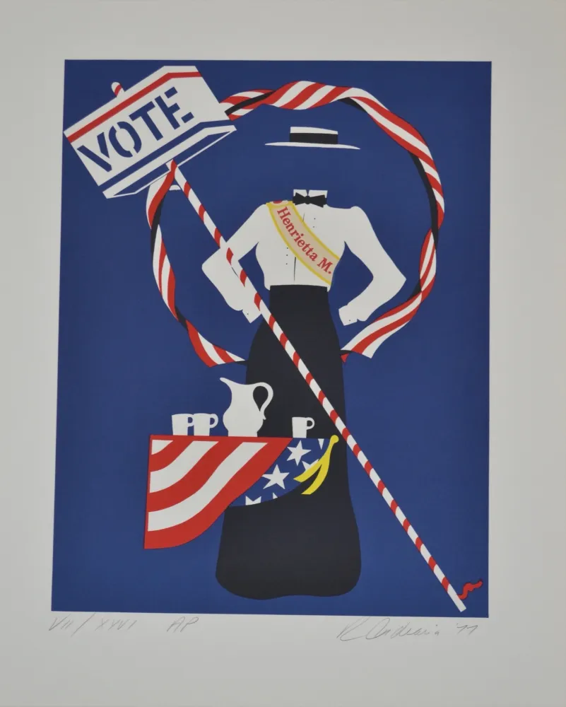 Lithografie Indiana - Henrietta M. - Mother of us all portfolio